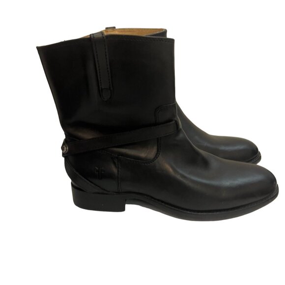 Frye Lindsay Plate Heritage‎ Leather Western Minimalist Short Riding Boot 5.5 - Picture 2 of 9